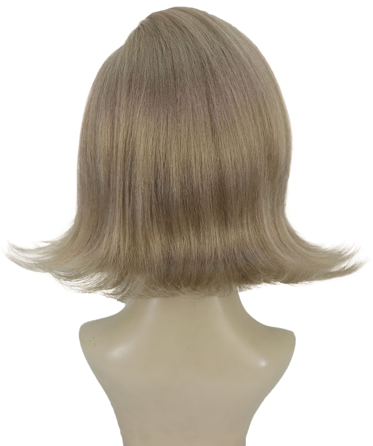 Wigs2you H-6968  大人女性用ブロンドウェーブボブウィッグ｜サイドパートのソフトレイヤーカットでファッショナブルなスタイリング｜キャップレスキャップデザイン｜ハロウィンに最適