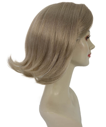 Wigs2you H-6968  大人女性用ブロンドウェーブボブウィッグ｜サイドパートのソフトレイヤーカットでファッショナブルなスタイリング｜キャップレスキャップデザイン｜ハロウィンに最適