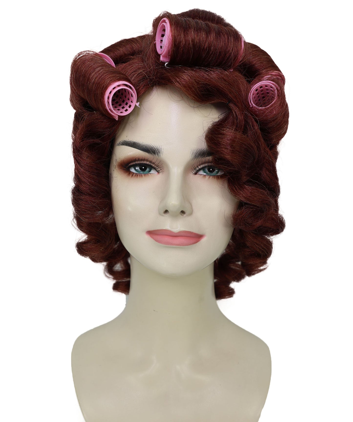 Wigs2you H-6971 大人女性用ヴィンテージグラマーウェーブウィッグ（ボリュームたっぷりのカール＆ローラー付き）｜レトロスタイル｜ハロウィンに最適｜通気性キャップ