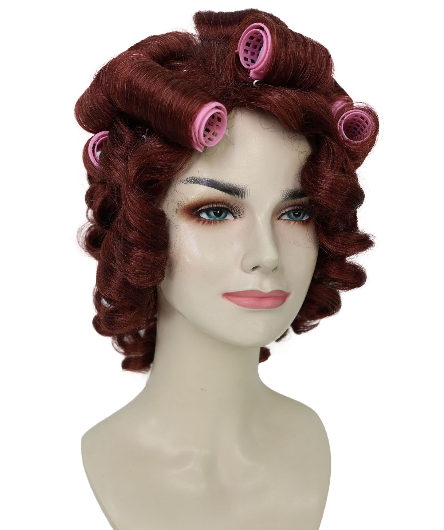 Wigs2you H-6971 大人女性用ヴィンテージグラマーウェーブウィッグ（ボリュームたっぷりのカール＆ローラー付き）｜レトロスタイル｜ハロウィンに最適｜通気性キャップ