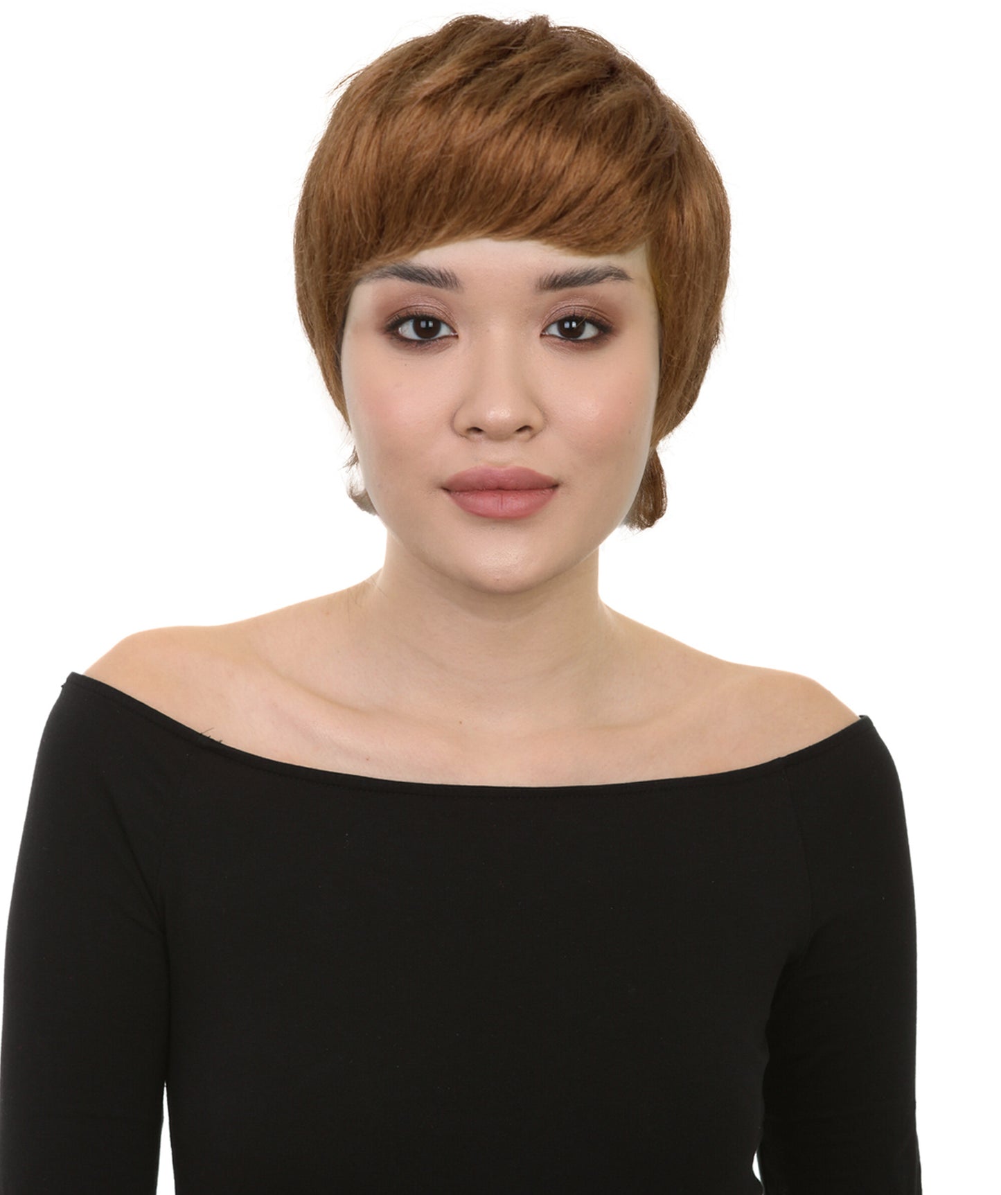 Wigs2you H-6972 大人女性向けシックなハニーブロンドのピクシーカットウィッグ｜洗練されたショートレイヤードスタイル｜ハロウィンに最適｜通気性のあるキャップレスキャップ