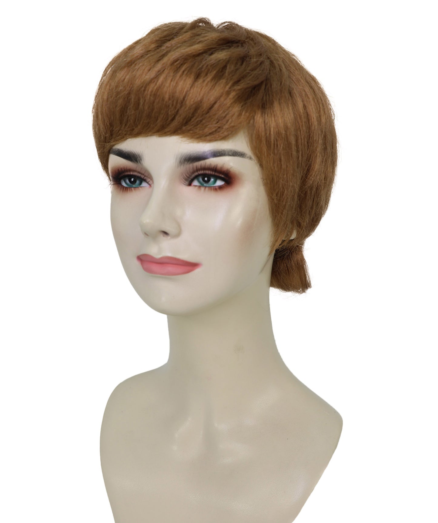 Wigs2you H-6972 大人女性向けシックなハニーブロンドのピクシーカットウィッグ｜洗練されたショートレイヤードスタイル｜ハロウィンに最適｜通気性のあるキャップレスキャップ