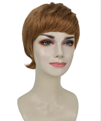 Wigs2you H-6972 大人女性向けシックなハニーブロンドのピクシーカットウィッグ｜洗練されたショートレイヤードスタイル｜ハロウィンに最適｜通気性のあるキャップレスキャップ