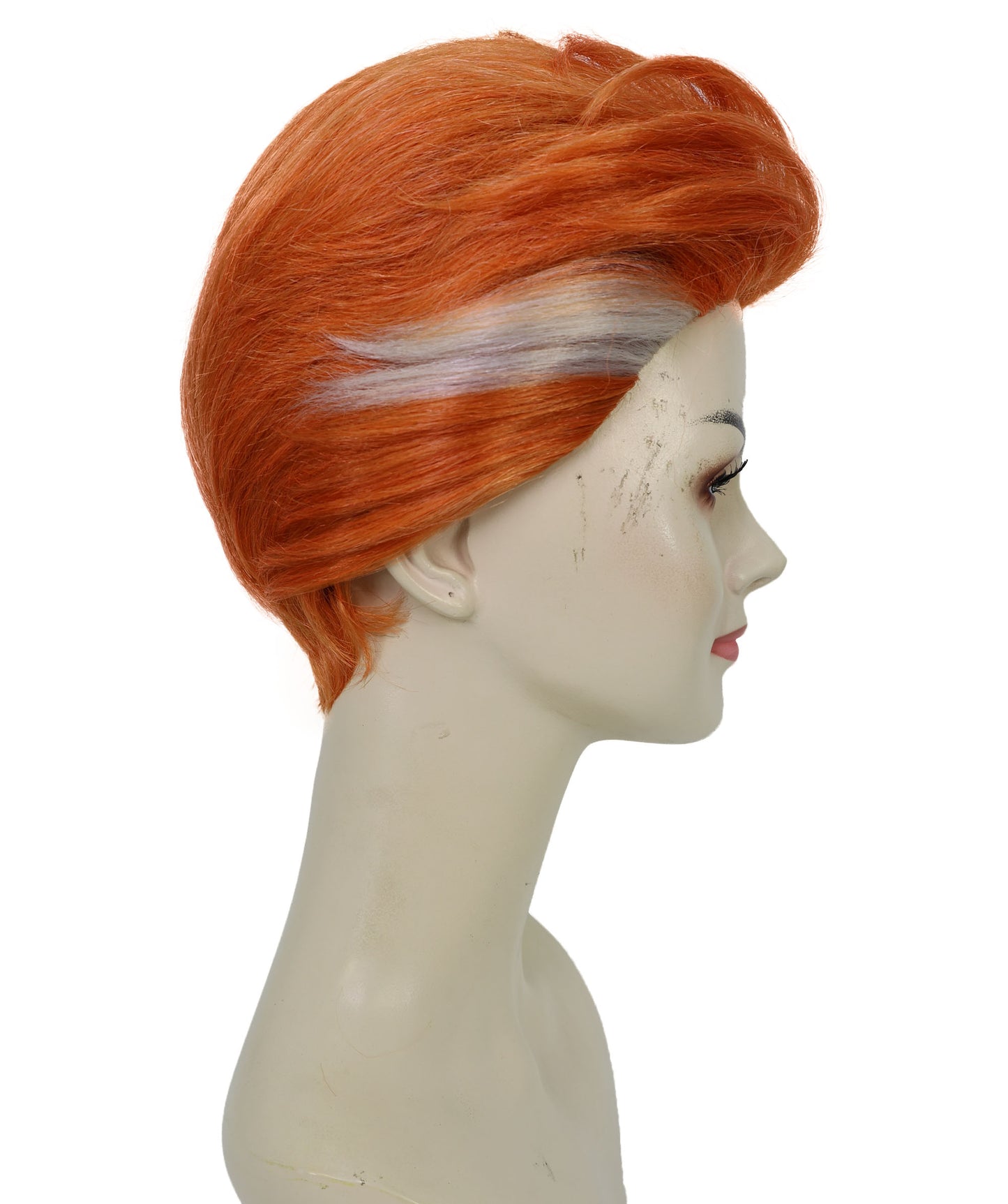 Wigs2you H-6988 大人女性用アニメキャラクター風ショートエレガントオーバーンアップウィッグ｜ハロウィンに最適｜通気性キャップ