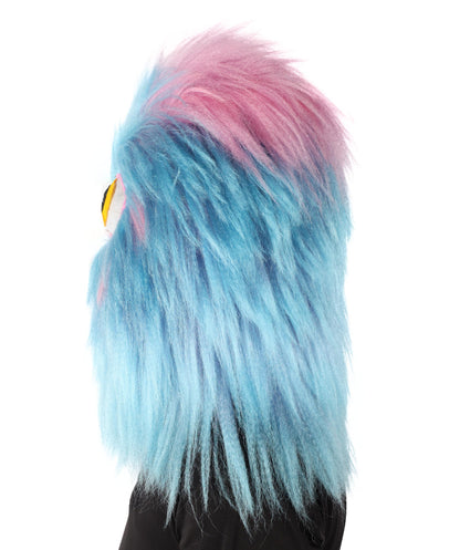 Wigs2you H-6992 大人用ユニセックス 愛らしいふわふわマルチカラーモンスターヘッドマスク ハロウィンに最適 | 合成繊維