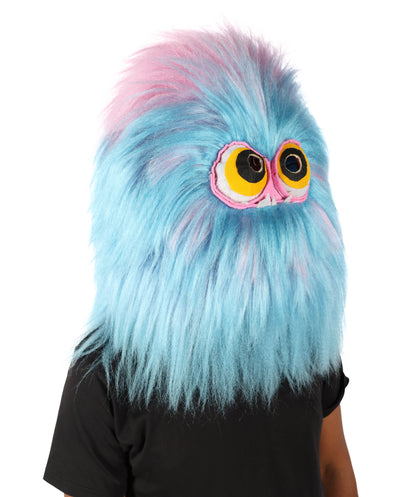 Wigs2you H-6992 大人用ユニセックス 愛らしいふわふわマルチカラーモンスターヘッドマスク ハロウィンに最適 | 合成繊維
