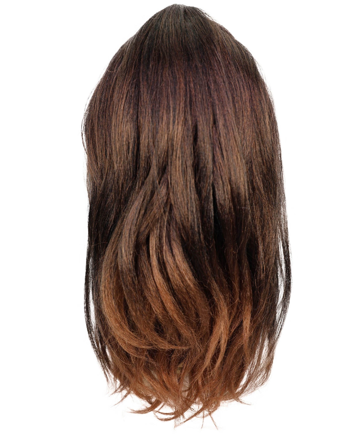 Wigs2you H-6993 大人用メンズ 海賊戦士風ロングブラウンウィッグ ひげ・口ひげセット | ハロウィン・コスプレウィッグ | 難燃性合成繊維