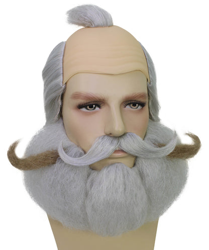 Wigs2you H-6994 口ひげとあごひげ付き大人用漫画キャラクターウィッグ、コメディ風ヘアピースセット
