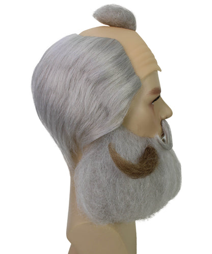 Wigs2you H-6994 口ひげとあごひげ付き大人用漫画キャラクターウィッグ、コメディ風ヘアピースセット
