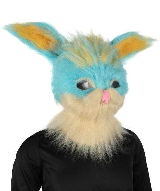 Wigs2you H-6997  大人用 ユニセックス キャロットガーディアンドラゴンバニー フルウィッグ ヘッドマスク付き マルチカラー 20インチ 難燃性合成繊維 ハロウィンやコスチュームイベントに