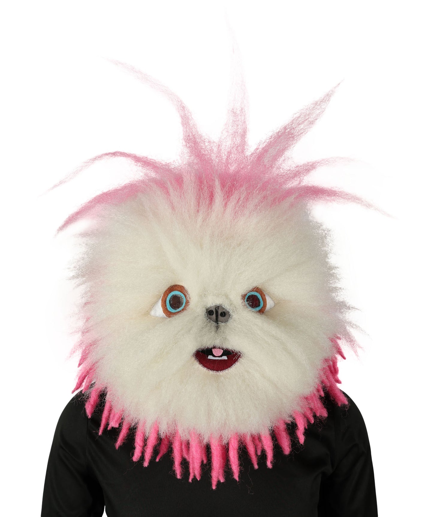 Wigs2you H-7000  大人用 ユニセックス ファーリー マルチモンスター フルウィッグ マスク付き マルチカラー 21インチ 難燃性合成繊維 ハロウィンやコスチュームイベントに