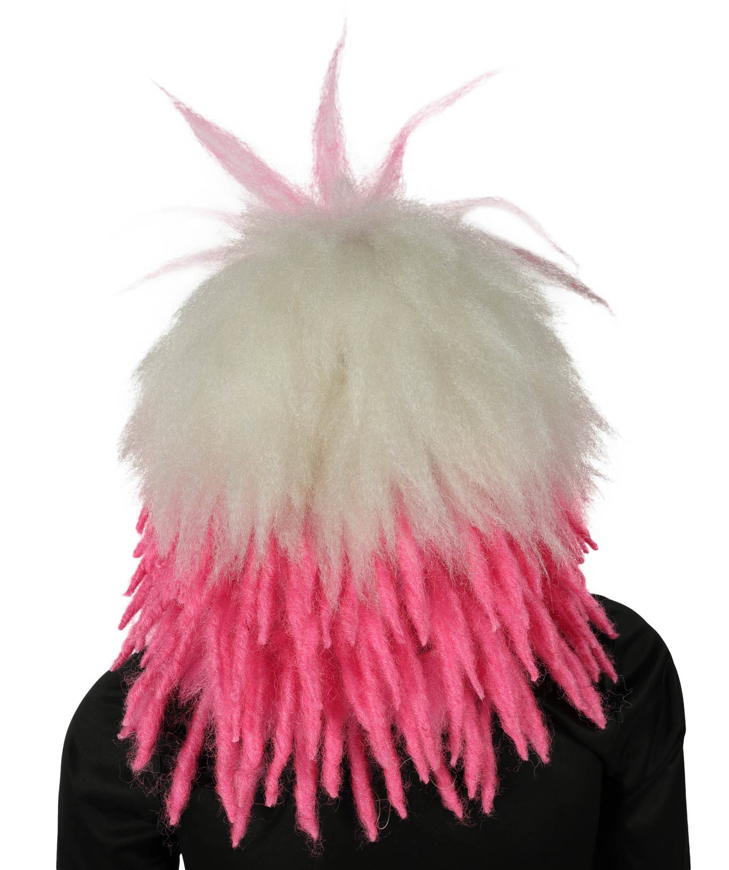 Wigs2you H-7000  大人用 ユニセックス ファーリー マルチモンスター フルウィッグ マスク付き マルチカラー 21インチ 難燃性合成繊維 ハロウィンやコスチュームイベントに