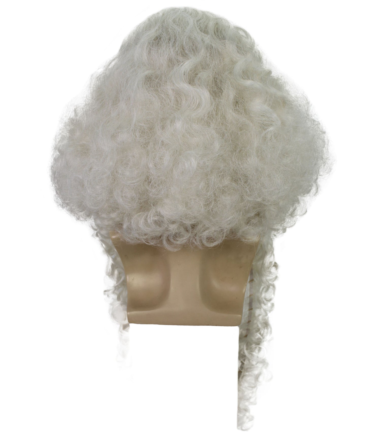 Wigs2you H-7004 大人用デラックスロングサンタフルウィッグ（ひげ・口ひげ付き）ホワイト 13インチ 合成繊維 クリスマス・ホリデーイベント用