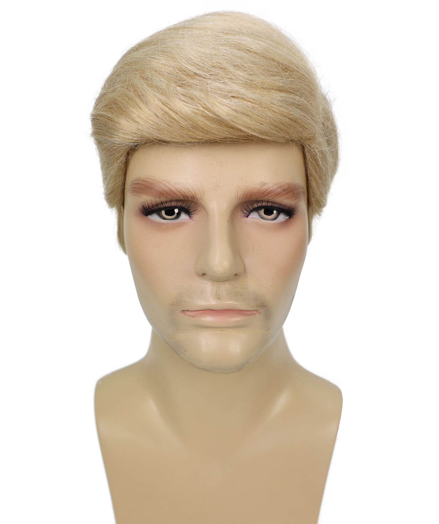 Wigs2you H-7008   大人用メンズ プレジデント フルウィッグ ブロンド 9インチ 合成繊維 ハロウィン、パーティー、舞台、テーマイベントに最適