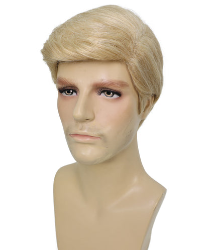 Wigs2you H-7008   大人用メンズ プレジデント フルウィッグ ブロンド 9インチ 合成繊維 ハロウィン、パーティー、舞台、テーマイベントに最適