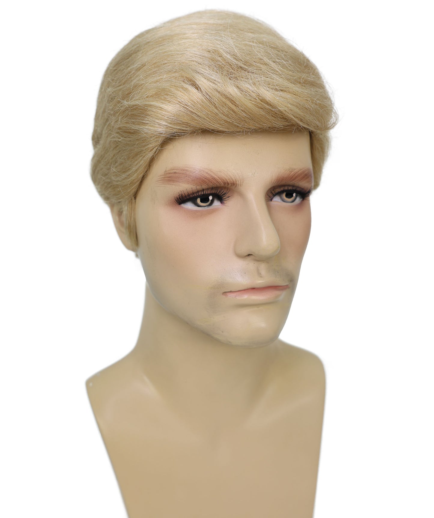 Wigs2you H-7008   大人用メンズ プレジデント フルウィッグ ブロンド 9インチ 合成繊維 ハロウィン、パーティー、舞台、テーマイベントに最適