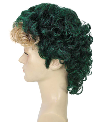 Wigs2you H-7013  大人用 メンズ パーマ前髪 フルウィッグ マルチカラー 12インチ 難燃性合成繊維 コスプレ・パーティー用