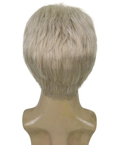 Wigs2you H-7018  大人用メンズ ショートブロンド バズカット フルウィッグ 8インチ 合成繊維 ハロウィン、舞台公演、パーティーに最適