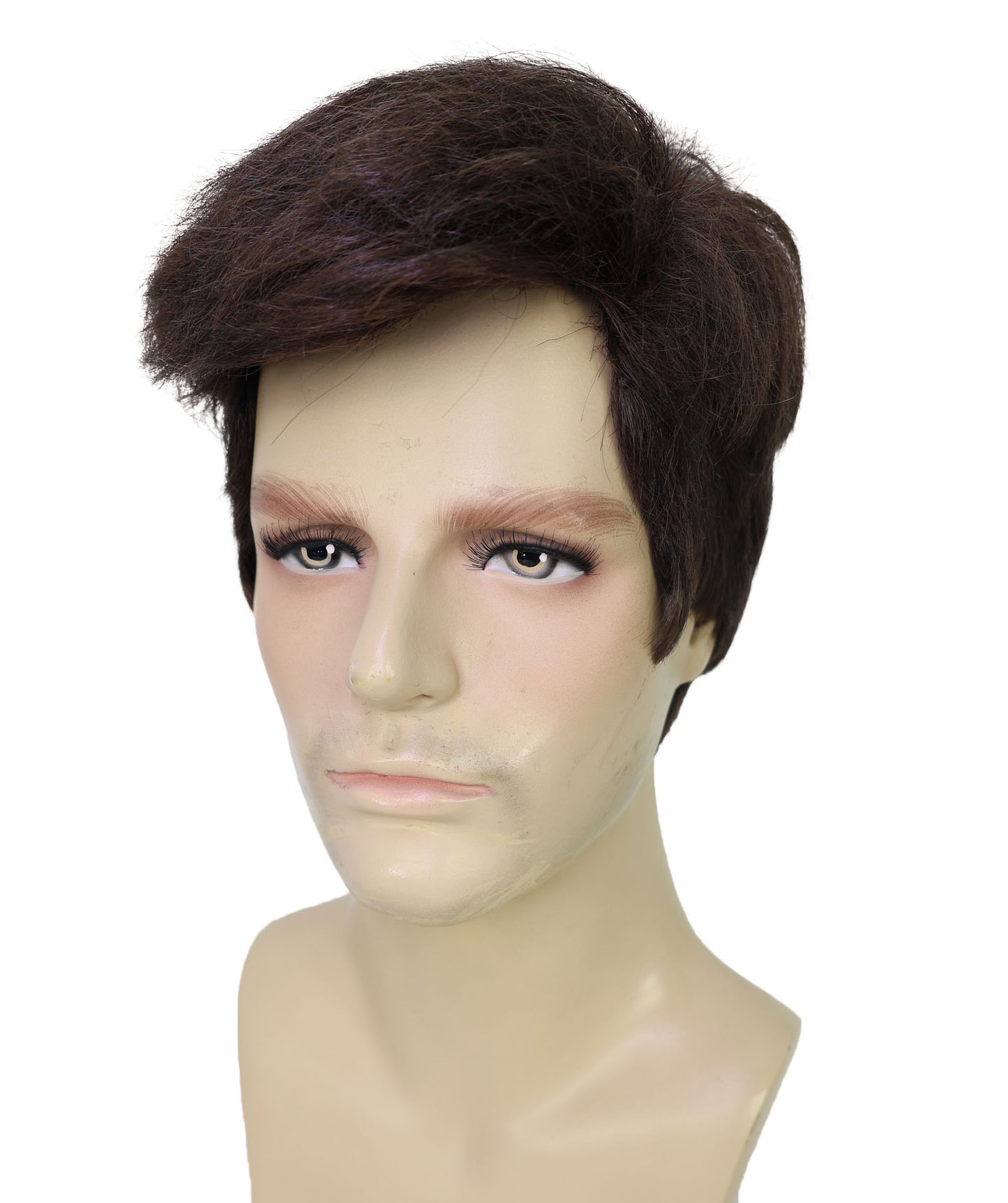 Wigs2you H-7029  大人用 LL フルウィッグ ブラウン 9インチ 合成繊維 コスプレ、舞台、トーナメント、ハロウィンに