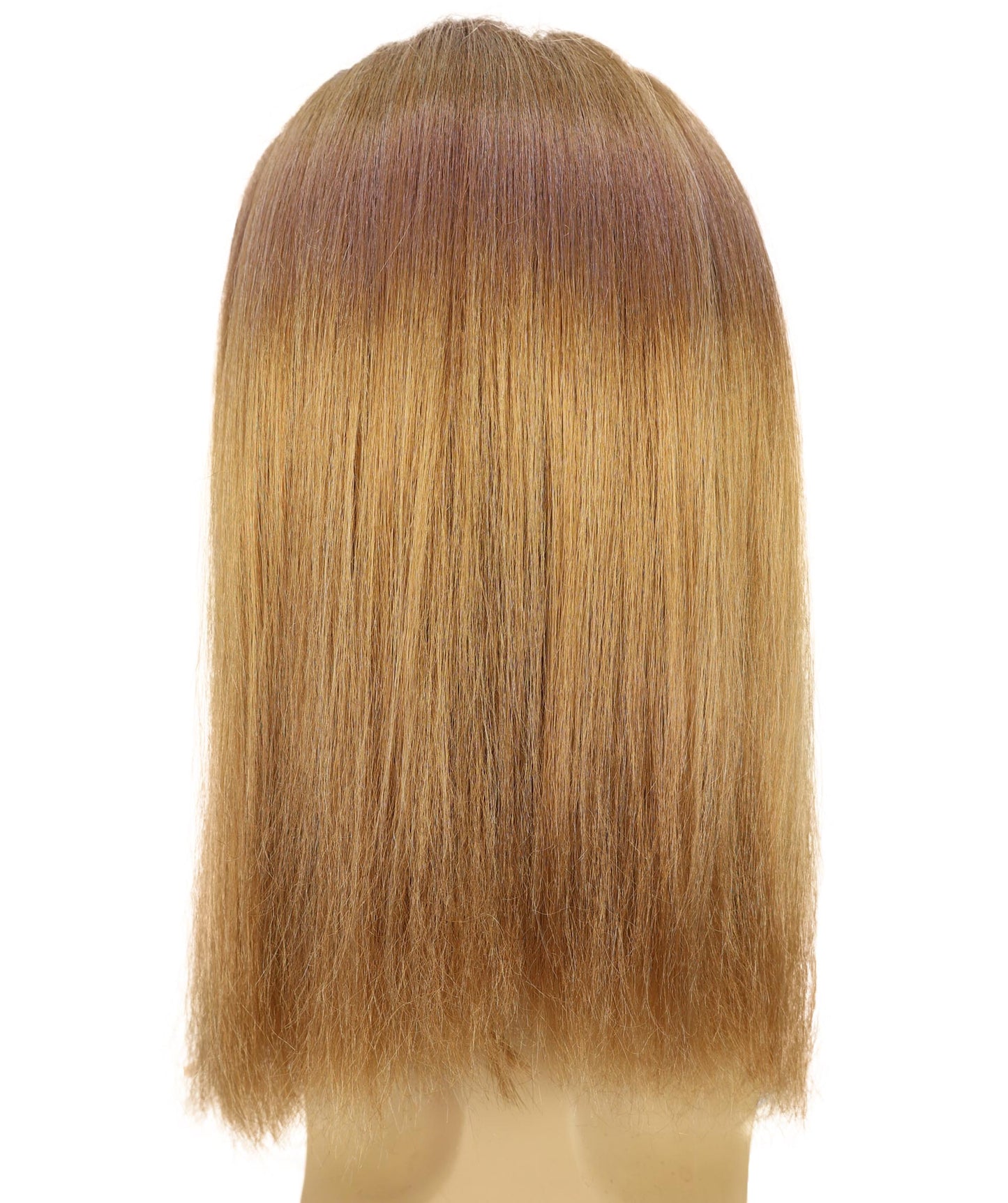 Wigs2you H-7030  大人用メンズ バイキング編み込みフルウィッグ ひげ・口ひげ付き ブラウン 21インチ 合成繊維 北欧戦士コスプレ、フェスティバル、パーティーに最適