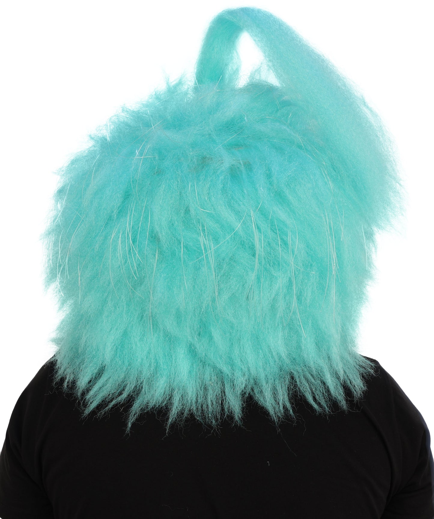 Wigs2you H-7031  大人用 ブルー ファーリー モンスター フルウィッグ マスク付き 74インチ 合成繊維 ハロウィン、パーティー、マスコット、パフォーマー向け