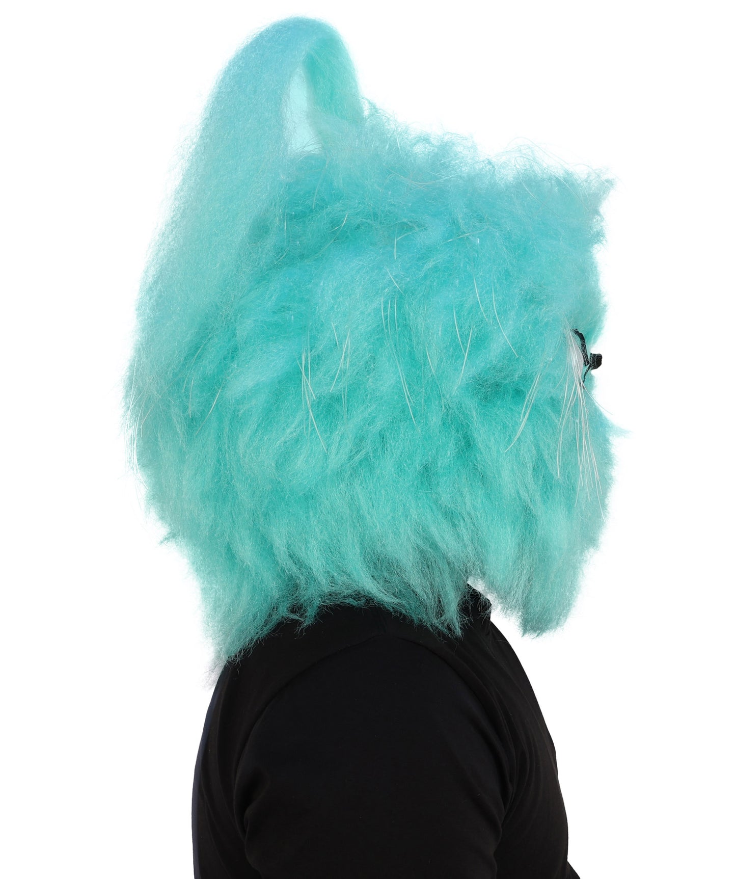 Wigs2you H-7031  大人用 ブルー ファーリー モンスター フルウィッグ マスク付き 74インチ 合成繊維 ハロウィン、パーティー、マスコット、パフォーマー向け