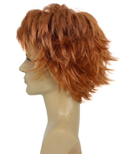 Wigs2you H-7035 大人用メンズ ロング レイヤード シャグ フルウィッグ ストロベリーブロンド 10インチ 合成繊維 パーティーやテーマイベントに最適