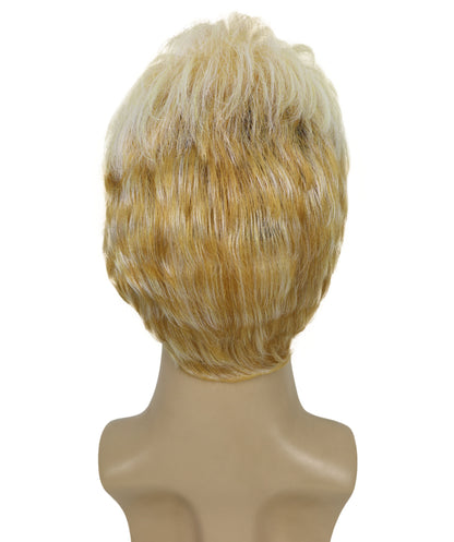 Wigs2you H-7036  大人用メンズショート ティーズド スパイキー フルウィッグ ゴールデンブロンド 10インチ 合成繊維 ウィッグイベントやコスチュームパーティーに最適