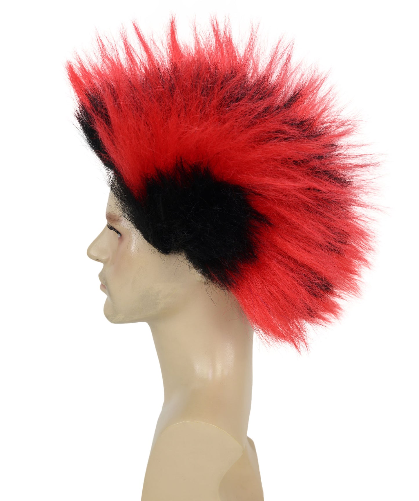 Wigs2you H-7038  大人用 メンズ ロストリーダー ストレートスパイク フルウィッグ マルチカラー 12インチ 合成繊維 ハロウィンやステージパフォーマンスに