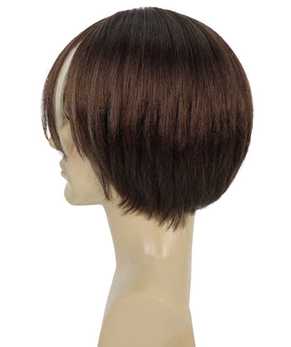 Wigs2you H-7045 大人用メンズショートシャギーロッカーフルウィッグ合成繊維。コスチュームパーティー、ロックスター風、テーマイベントに最適。