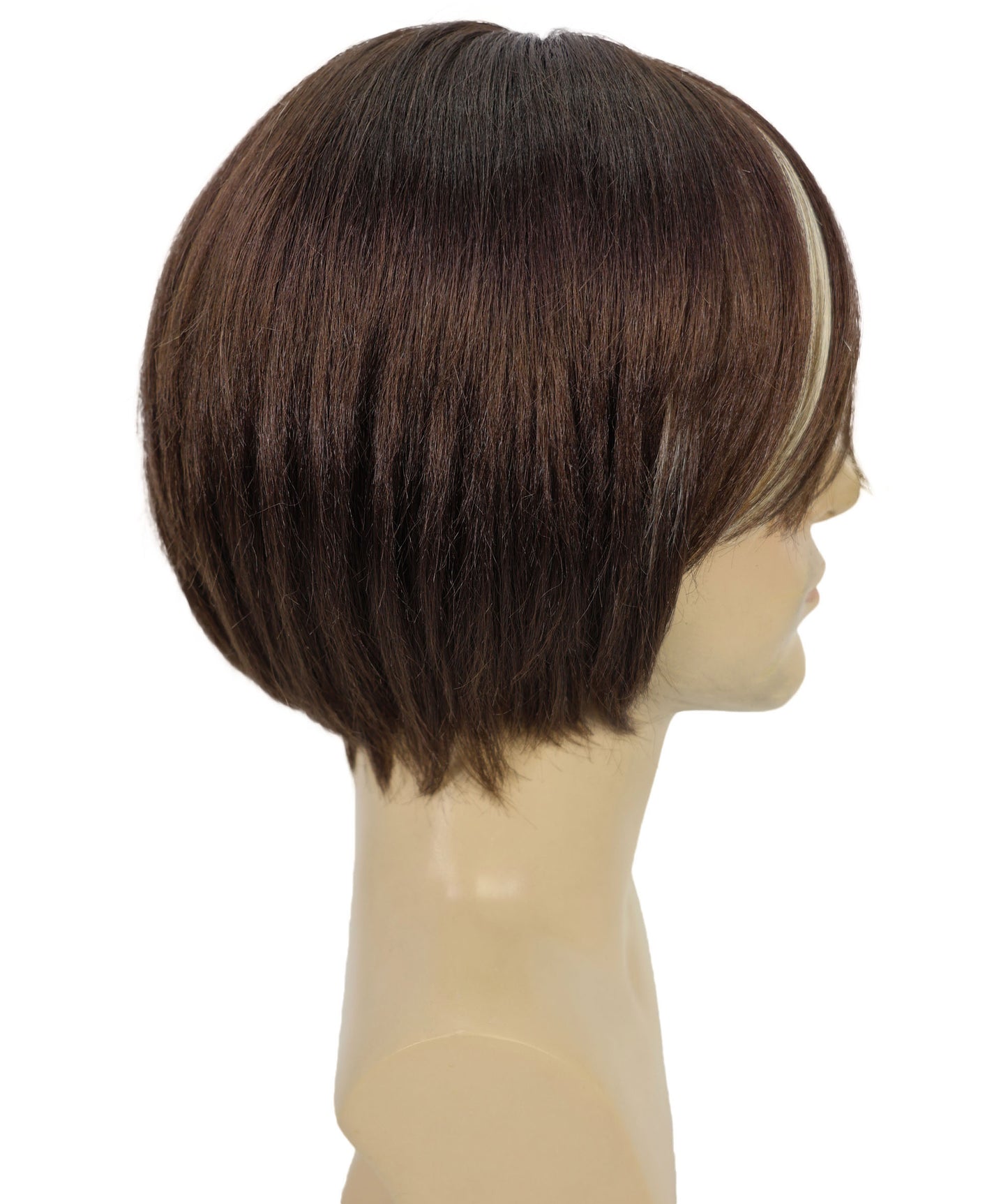 Wigs2you H-7045 大人用メンズショートシャギーロッカーフルウィッグ合成繊維。コスチュームパーティー、ロックスター風、テーマイベントに最適。