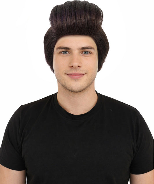 Wigs2you H-7046 大人用メンズ ボリュームたっぷり 探偵風 フルウィッグ ブラウン 合成繊維 レトロパーティーやコスチュームイベントに最適