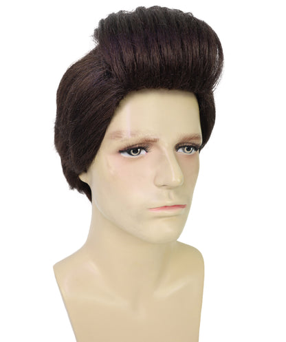 Wigs2you H-7046 大人用メンズ ボリュームたっぷり 探偵風 フルウィッグ ブラウン 合成繊維 レトロパーティーやコスチュームイベントに最適