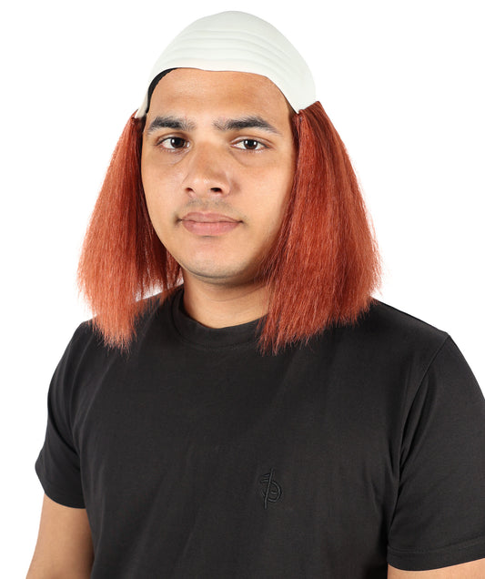 Wigs2you H-7055 大人用ハゲ デラックス シリーボーイ フルウィッグ オーバーン 合成繊維 ハロウィン、コスプレ、パーティー、舞台、ロールプレイ用