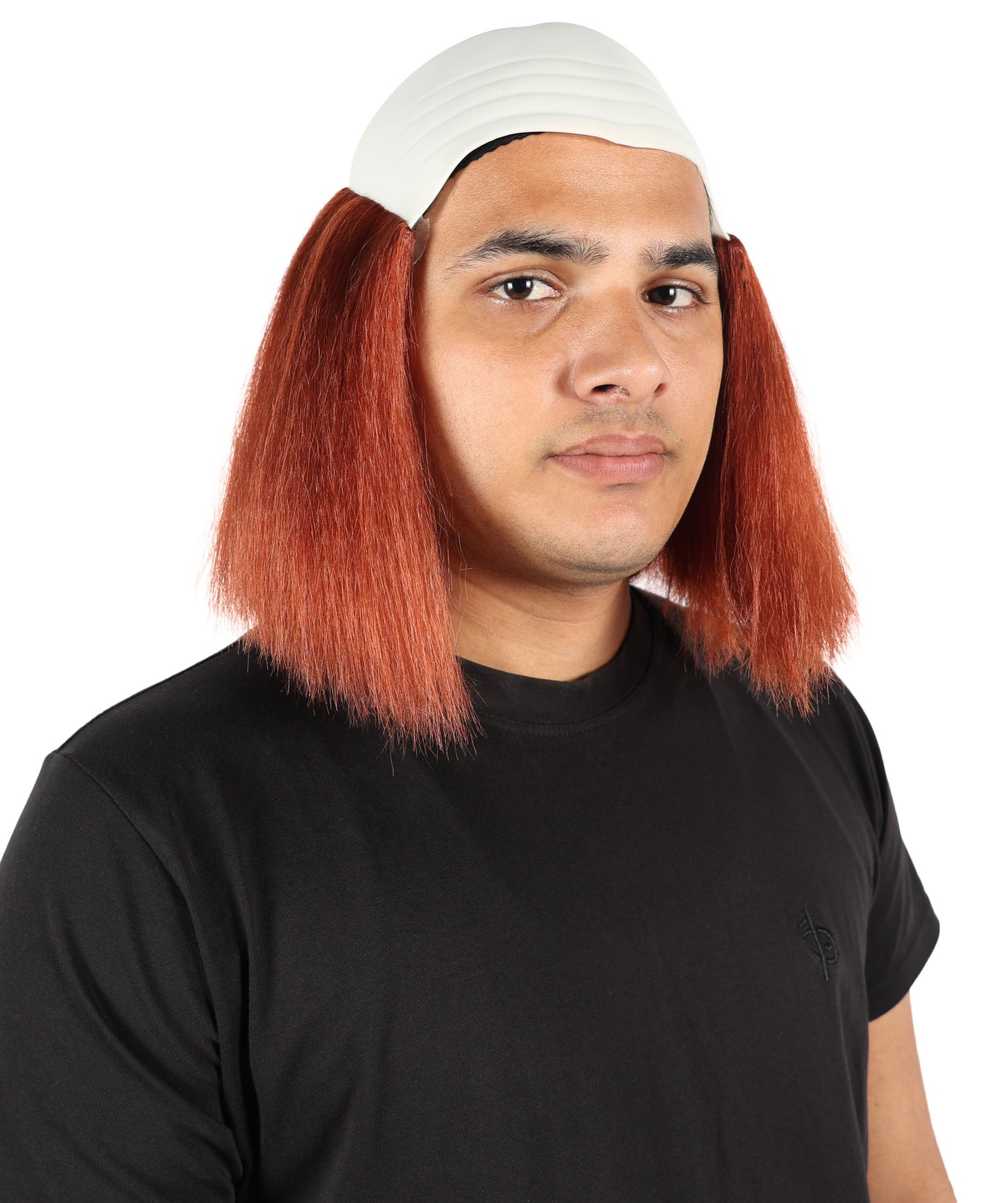 Wigs2you H-7055 大人用ハゲ デラックス シリーボーイ フルウィッグ オーバーン 合成繊維 ハロウィン、コスプレ、パーティー、舞台、ロールプレイ用