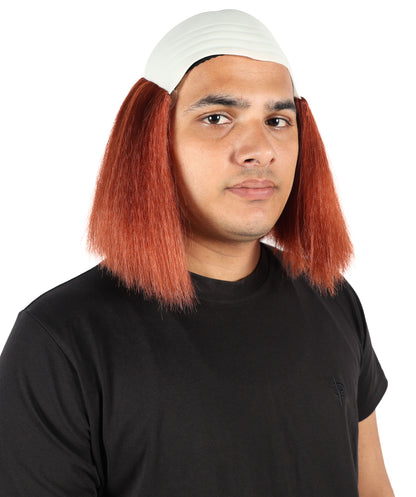 Wigs2you H-7055 大人用ハゲ デラックス シリーボーイ フルウィッグ オーバーン 合成繊維 ハロウィン、コスプレ、パーティー、舞台、ロールプレイ用