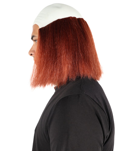Wigs2you H-7055 大人用ハゲ デラックス シリーボーイ フルウィッグ オーバーン 合成繊維 ハロウィン、コスプレ、パーティー、舞台、ロールプレイ用