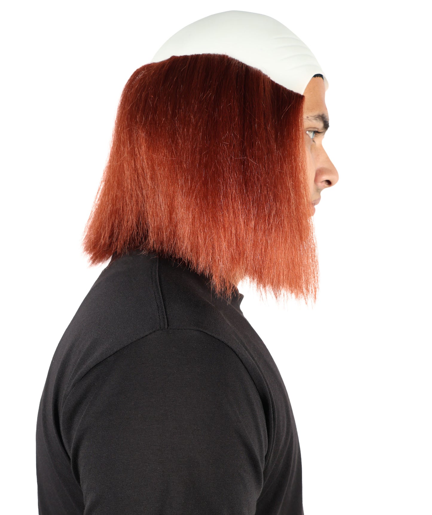 Wigs2you H-7055 大人用ハゲ デラックス シリーボーイ フルウィッグ オーバーン 合成繊維 ハロウィン、コスプレ、パーティー、舞台、ロールプレイ用