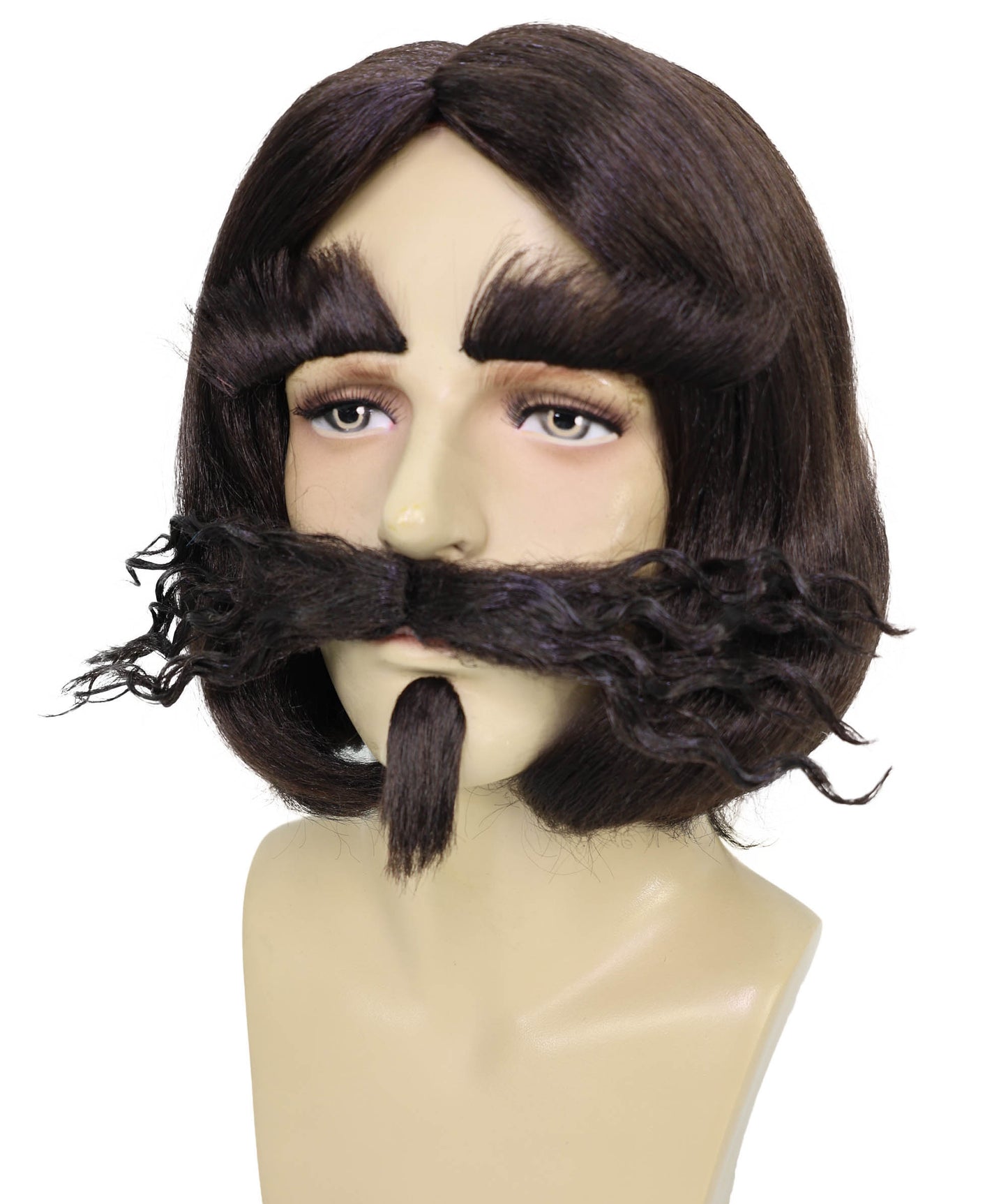 Wigs2you H-7058  大人用男性用ウィッグ（マジシャン風） ひげ・口ひげ・眉毛付き 合成繊維 ステージ・仮装パーティー用