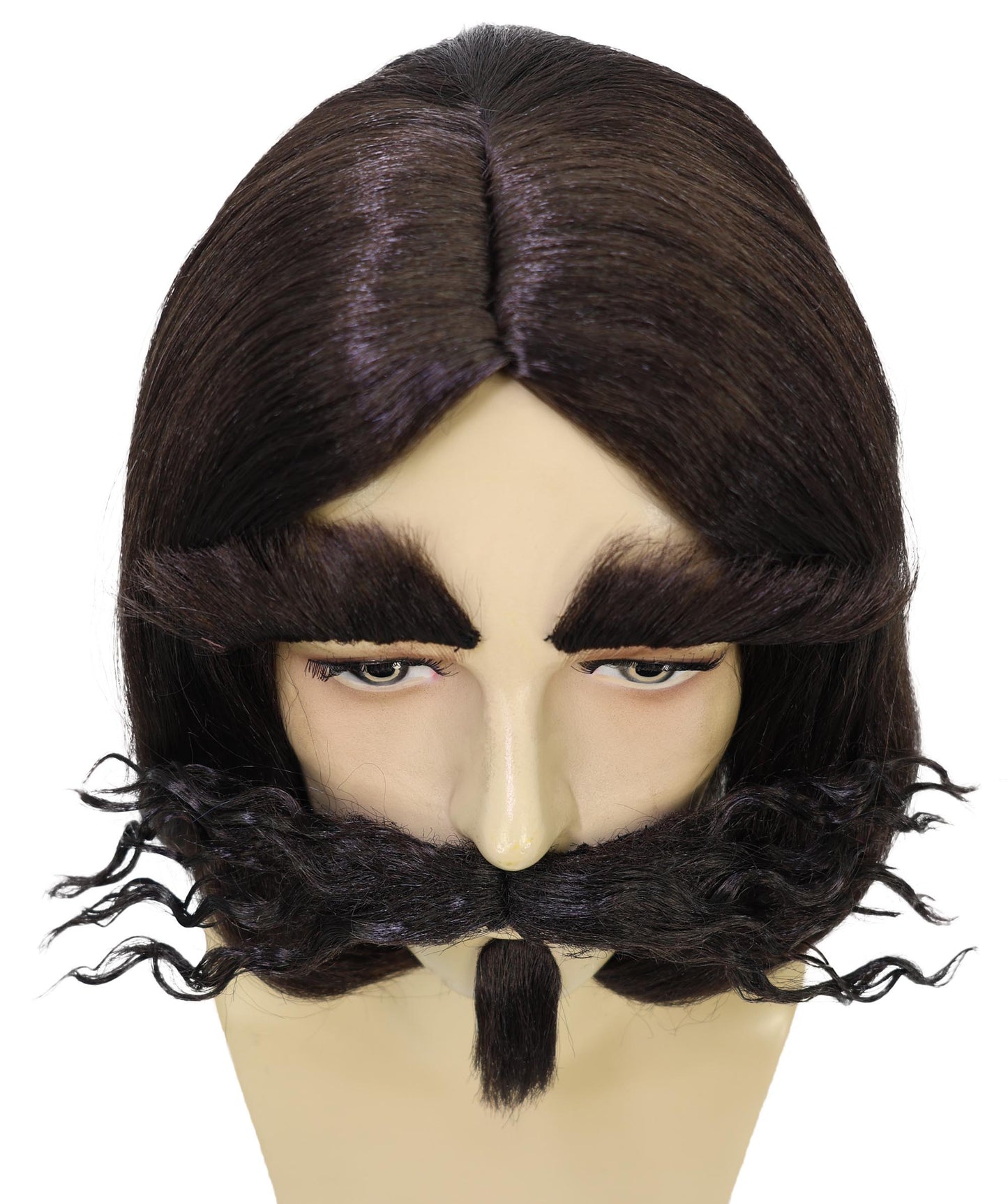 Wigs2you H-7058  大人用男性用ウィッグ（マジシャン風） ひげ・口ひげ・眉毛付き 合成繊維 ステージ・仮装パーティー用