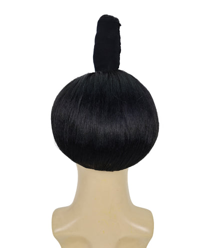 Wigs2you H-7061  大人用男性用相撲取りフルウィッグ（ちょんまげ付き）合成繊維製。日本の武士のコスプレ、ハロウィン、コスチュームイベントに最適。