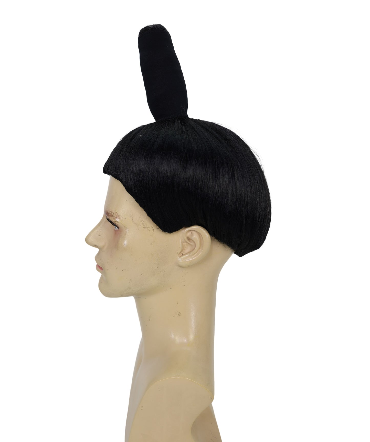 Wigs2you H-7061  大人用男性用相撲取りフルウィッグ（ちょんまげ付き）合成繊維製。日本の武士のコスプレ、ハロウィン、コスチュームイベントに最適。