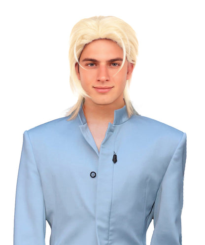 Wigs2you H-7074  大人男性用高級クチュール風フルウィッグ エレガントな合成繊維製。ハイファッションなコスプレ、パーティー、ステージパフォーマンスに最適