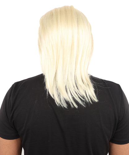 Wigs2you H-7074  大人男性用高級クチュール風フルウィッグ エレガントな合成繊維製。ハイファッションなコスプレ、パーティー、ステージパフォーマンスに最適