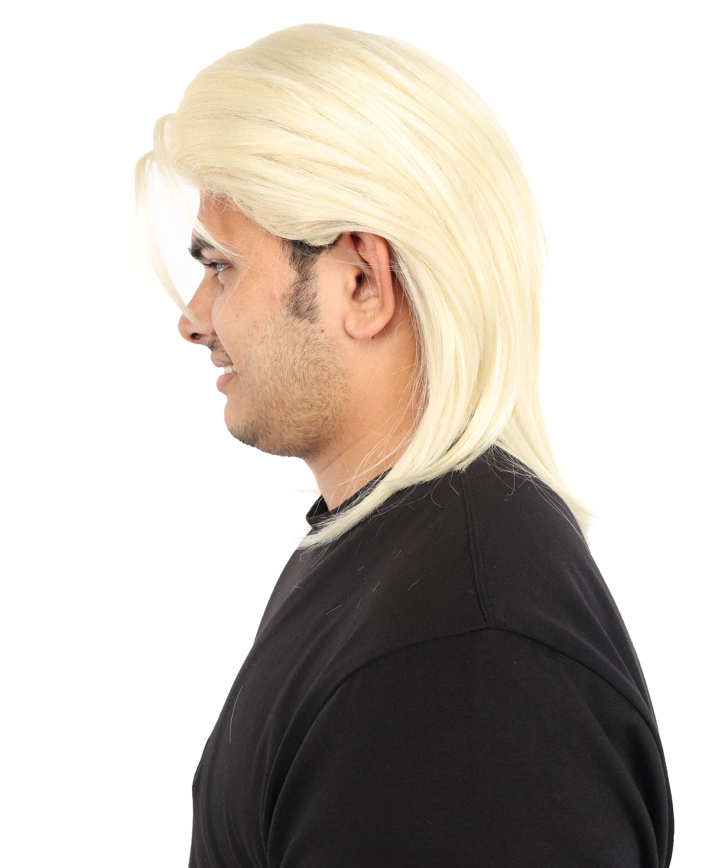 Wigs2you H-7074  大人男性用高級クチュール風フルウィッグ エレガントな合成繊維製。ハイファッションなコスプレ、パーティー、ステージパフォーマンスに最適