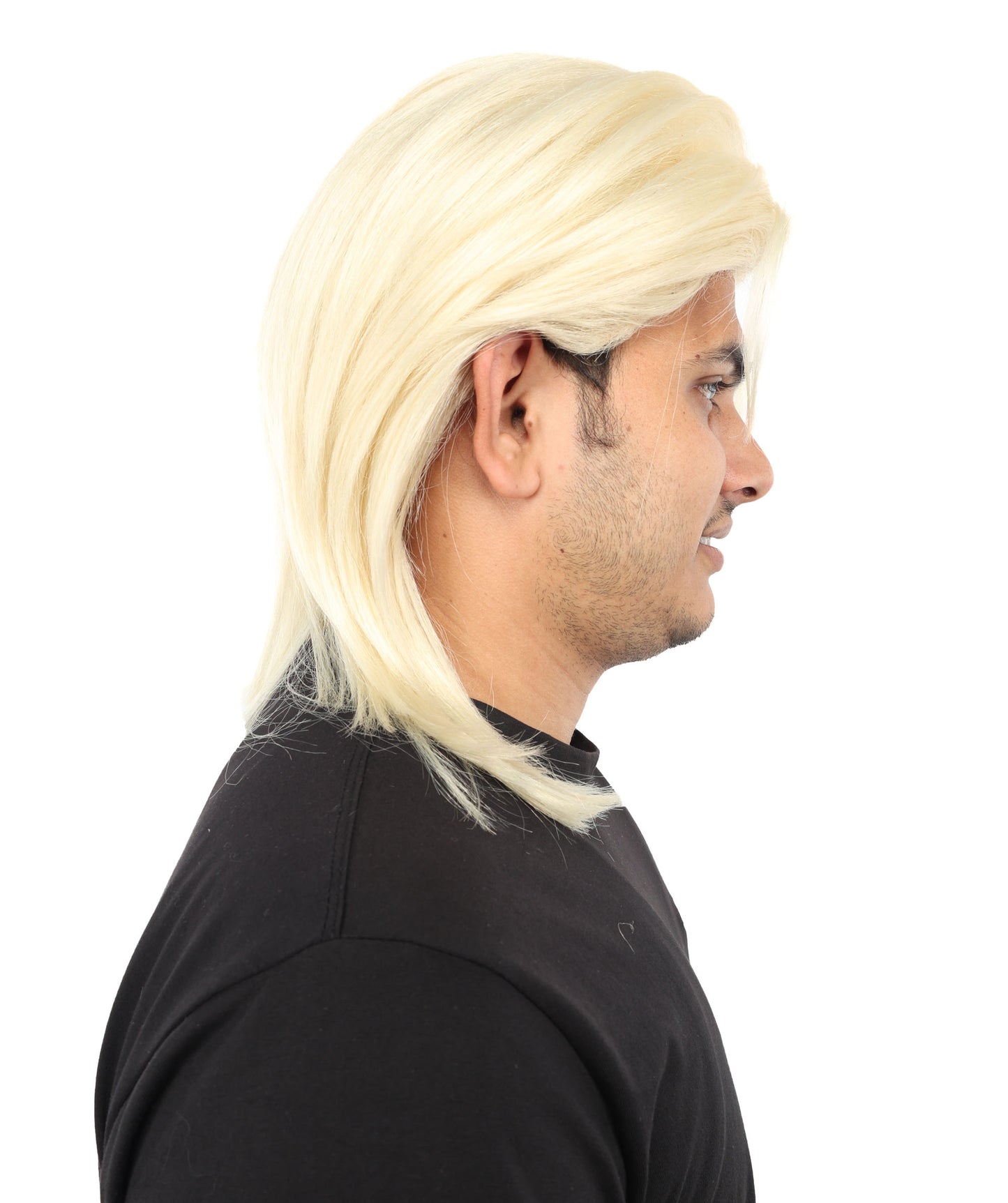 Wigs2you H-7074  大人男性用高級クチュール風フルウィッグ エレガントな合成繊維製。ハイファッションなコスプレ、パーティー、ステージパフォーマンスに最適