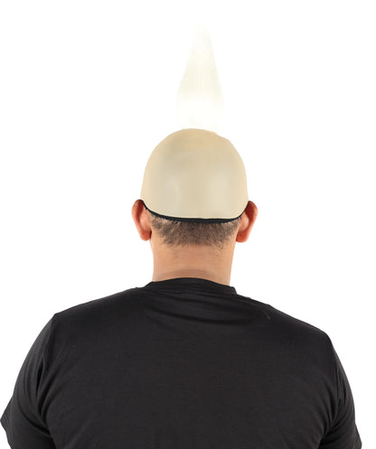 Wigs2you H-7077 大人用 メンズ 科学者風 フルウィッグ ホワイト タフツ付き 合成繊維 コスプレ、ハロウィン、テーマパーティーに最適