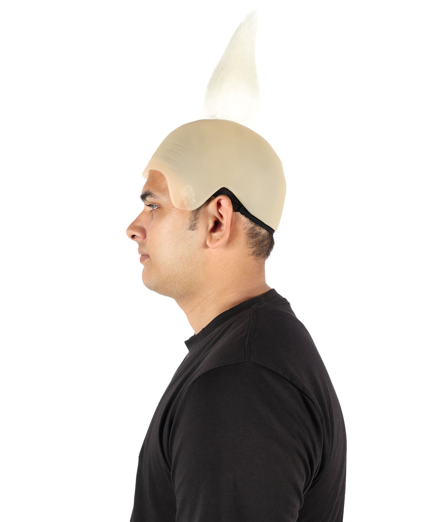 Wigs2you H-7077 大人用 メンズ 科学者風 フルウィッグ ホワイト タフツ付き 合成繊維 コスプレ、ハロウィン、テーマパーティーに最適