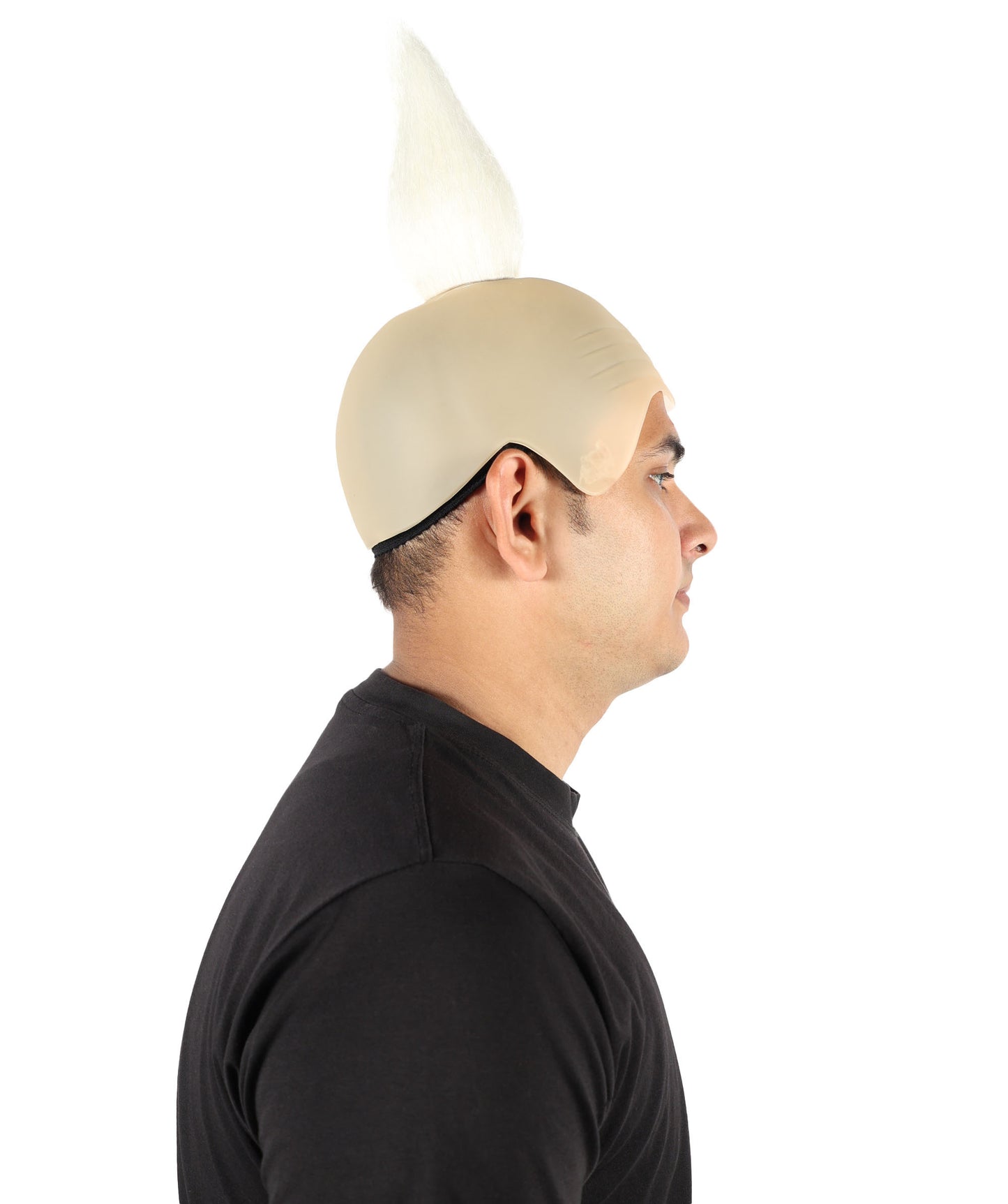 Wigs2you H-7077 大人用 メンズ 科学者風 フルウィッグ ホワイト タフツ付き 合成繊維 コスプレ、ハロウィン、テーマパーティーに最適