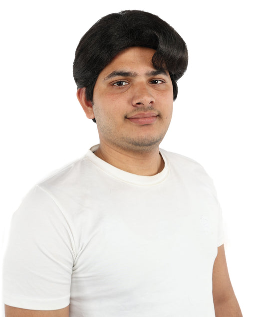 Wigs2you H-7079 大人用 メンズ ショート レイヤード フルウィッグ ブラック 耐熱合成繊維 コスプレ、普段使い、仮装イベントに最適